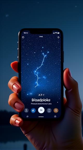 Star Finder App Mockup on Smartphone